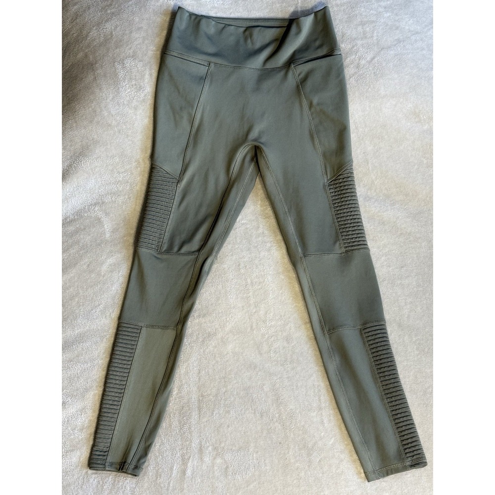 Fabletics Olive Moto High-Waist Leggings